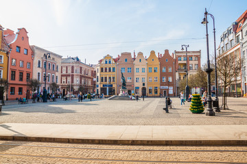 Fototapeta na wymiar Old town in Grudziadz. Poland