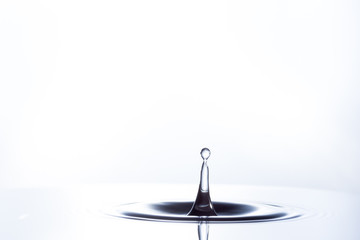 Salpicadura de una gota de agua