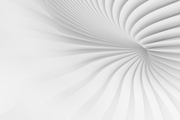 Texture of divergent white stripes. 3d illustration