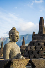 Buddha at Borobudur Temple, Yogyakarta, Indonesia 2