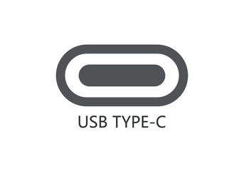 USB Type C port icon
