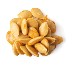 hokkaido pumpkin isolated over white background