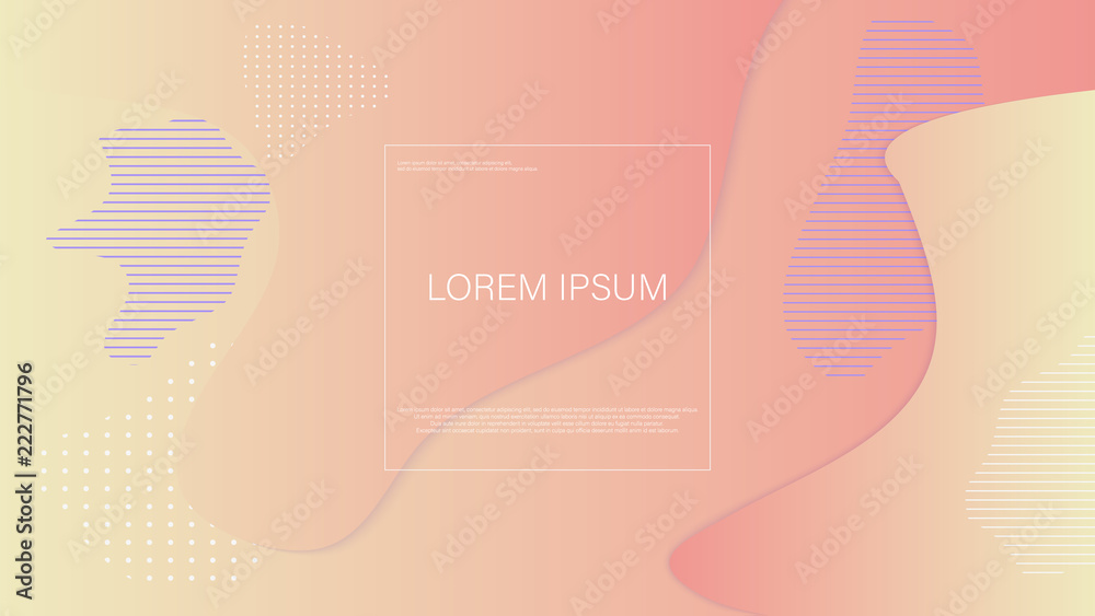 Poster Dynamic gradient. Dynamic gradient. Neon abstract background concept. Minimal cover banner template. 
