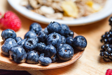 Blueberry blueberries background, close-up