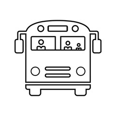 Bus Outline Icon