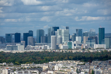 Fototapeta na wymiar Business district of La Defense, Paris, France
