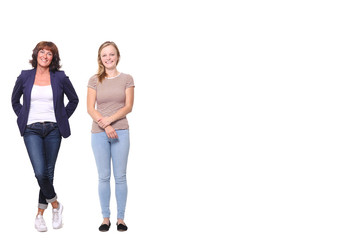 Obraz premium Beautiful group of women