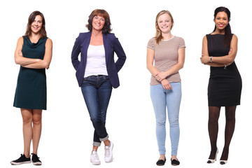 Obraz premium Beautiful group of women