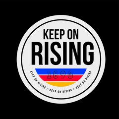 tee print design with slogan font