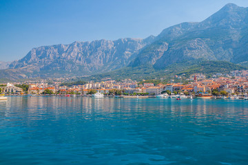Fototapeta premium Marina, miasto Makarska. Chorwacja