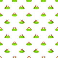 Merry go round pattern. Cartoon illustration of merry go round vector pattern for web