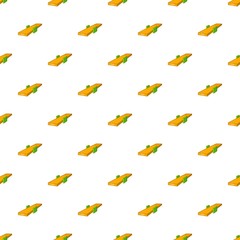 Seesaw pattern. Cartoon illustration of seesaw vector pattern for web