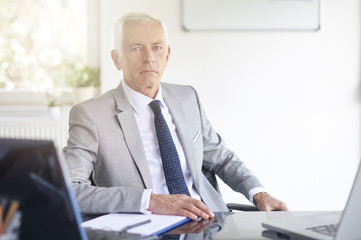 Financial advisor businessman working in the office