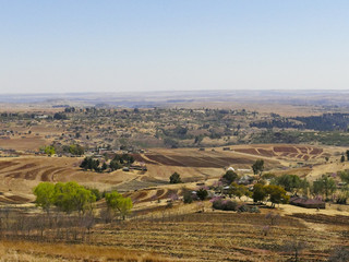 The landscape of Lesotho - Maseru