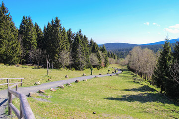 Torfhaus, Goetheweg, Wanderweg zum Brocken