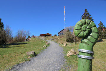 Torfhaus, Goetheweg, Wanderweg zum Brocken