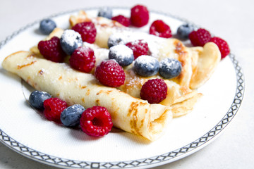 Delicious homemade pancakes