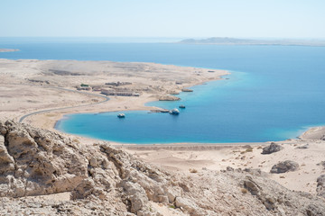 Fototapeta na wymiar Landscape in Ras Mohammed National Park