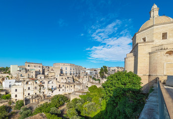 Gravina in Puglia (Italy) - The suggestive old city in stone like Matera, in province of Bari,...