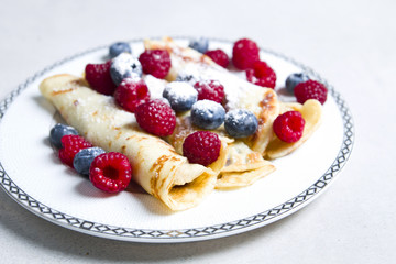 Delicious homemade pancakes