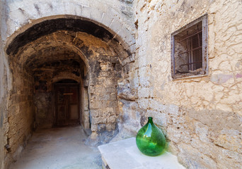 Gravina in Puglia (Italy) - The suggestive old city in stone like Matera, in province of Bari,...