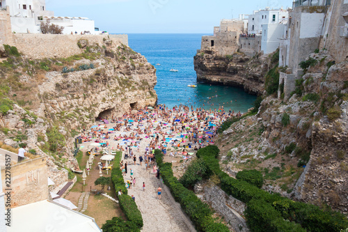 Spiaggia Di Polignano A Mare Puglia Stock Photo And