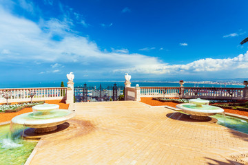 Aerial View of Haifa from Bahai Garden