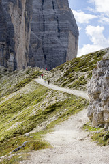 Wandern entlang der Zinnen