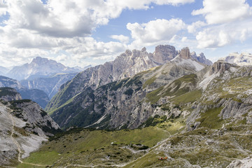 Plakat Alpenpanorama an den 3 Zinnen