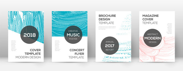 Cover page design template. Modern brochure layout. Cool trendy abstract cover page. Pink and blue g