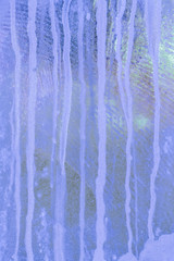 The texture of the ice. Blue winter backgroundю