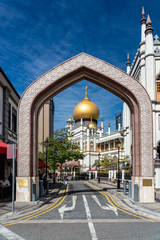 Masjid Sultan with Gate at Kampong Glam, Singapore