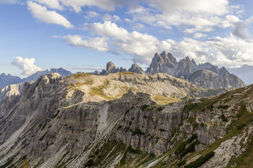 Sonnenuntergang an den drei Zinnen