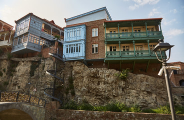 The streets of the old city. old Tbilisi. Georgia. 
