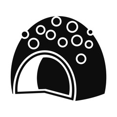 Fruit bonbon icon. Simple illustration of fruit bonbon vector icon for web design isolated on white background