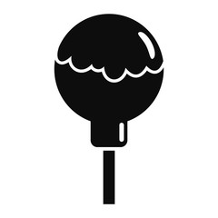 Choco lollipop icon. Simple illustration of choco lollipop vector icon for web design isolated on white background