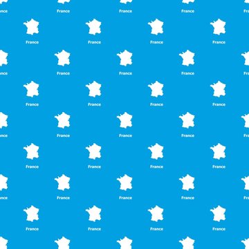 France map pattern vector seamless blue repeat for any use