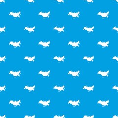 Russia map pattern vector seamless blue repeat for any use