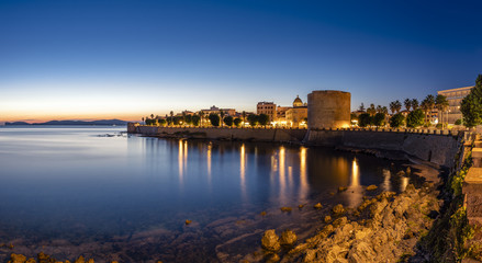 Alghero in the sunset