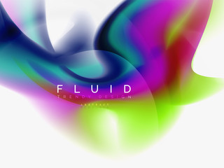 Background abstract - liquid colors wave flow