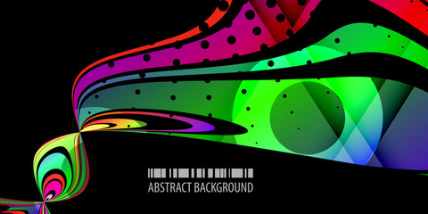 Geometric colorful abstract background