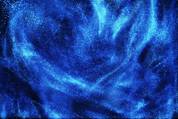 The universe in a distant galaxy with nebulae and stars