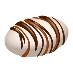 Milk choco icon. Isometric of milk choco vector icon for web design isolated on white background