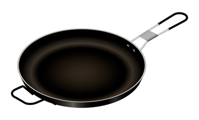 Pan icon. Isometric of pan vector icon for web design isolated on white background