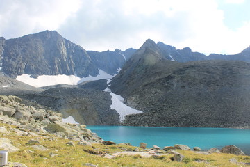 Obraz premium Akchan lake