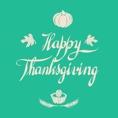 Autumn thanksgiving concept background. Simple illustration of autumn thanksgiving vector concept background for web design