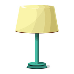 Night lamp icon. Cartoon of night lamp vector icon for web design isolated on white background