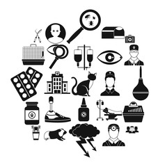 Anxiety icons set. Simple set of 25 anxiety vector icons for web isolated on white background