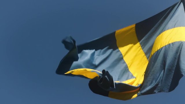 Sweden Flag in the Breeze