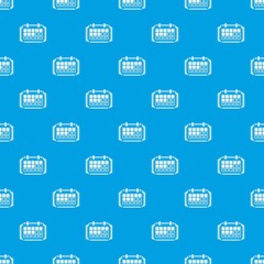 Reminder pattern vector seamless blue repeat for any use